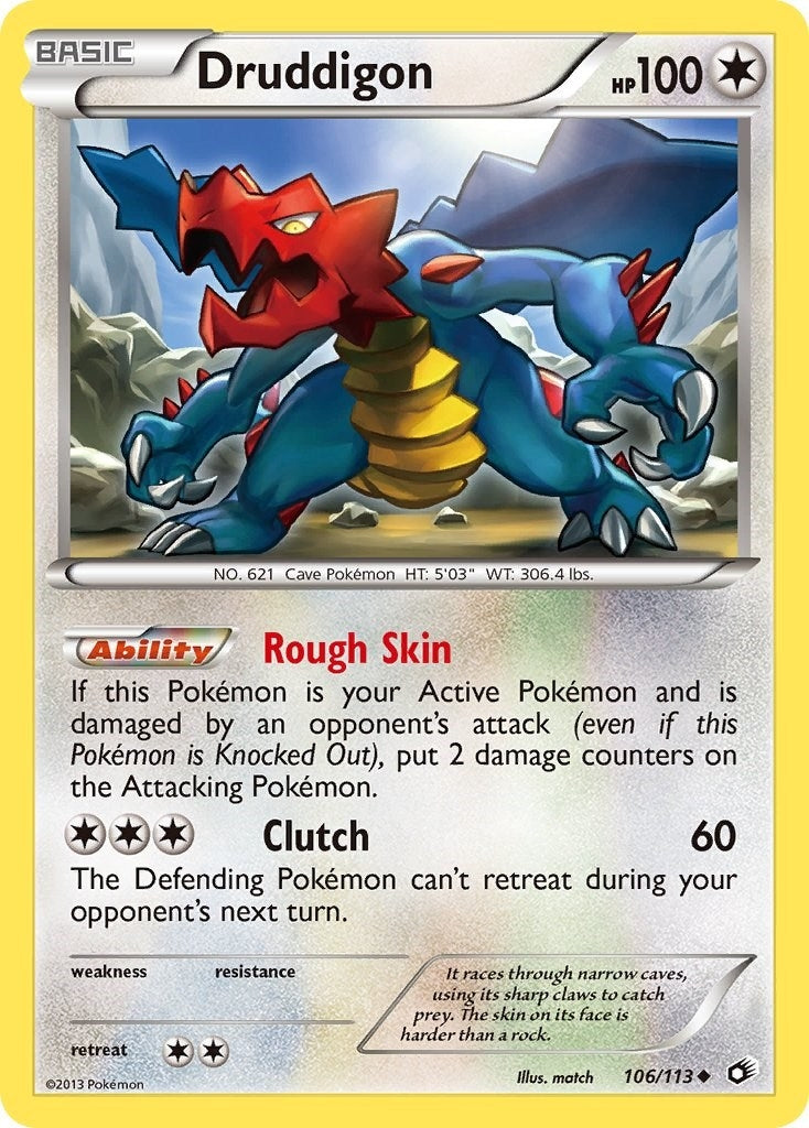 Image for Druddigon (Legendary Treasures) (106/113) - Pokemon