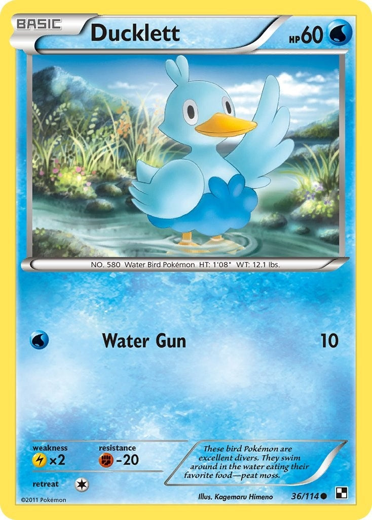 Image for Ducklett (Black and White) (36/114) - Pokemon