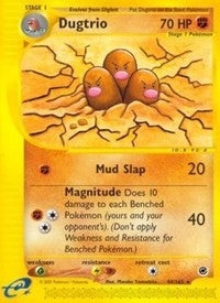 Image for Dugtrio (44) (Expedition) (044/165) - Pokemon