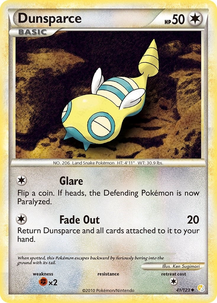 Image for Dunsparce (HeartGold SoulSilver) (41/123) - Pokemon