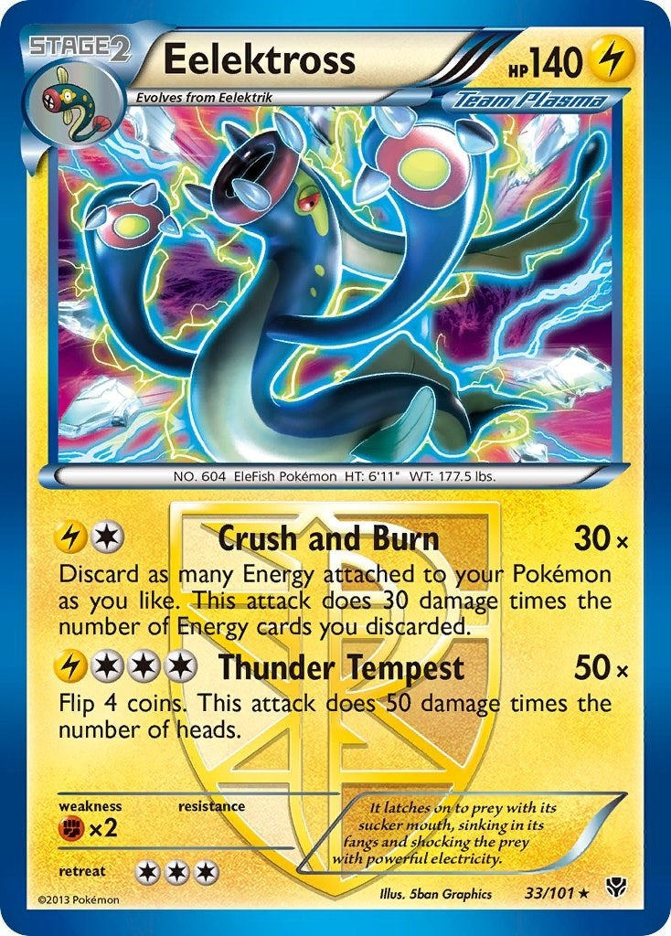 Image for Eelektross (Team Plasma) (Plasma Blast) (33/101) - Pokemon