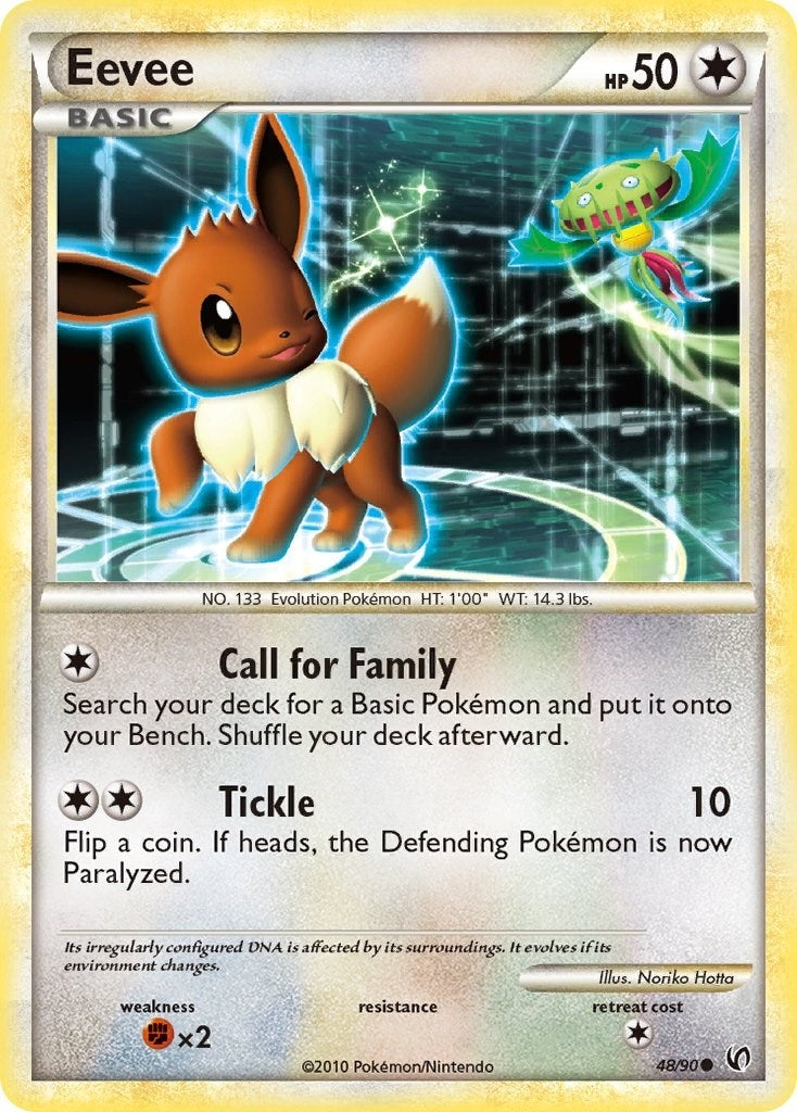Image for Eevee (48) (Undaunted) (48/90) - Pokemon