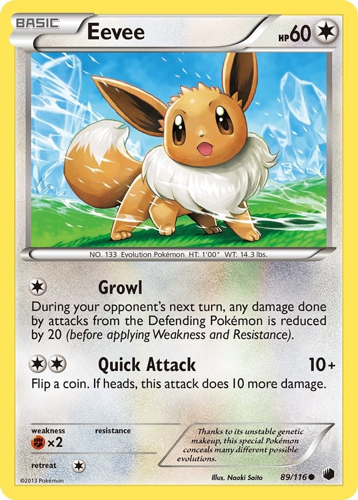 Image for Eevee (89) (Plasma Freeze) (89/116) - Pokemon