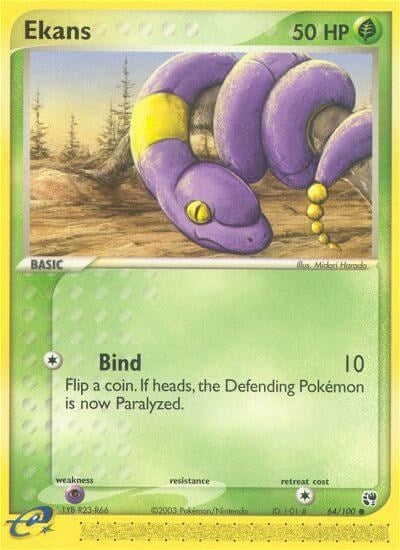Image for Ekans (Sandstorm) (64/100) - Pokemon