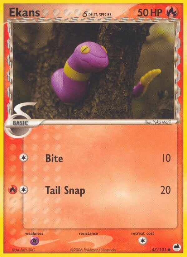 Image for Ekans (Delta Species) (Dragon Frontiers) (47/101) - Pokemon