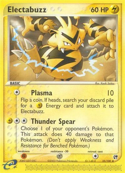 Image for Electabuzz (Sandstorm) (35/100) - Pokemon