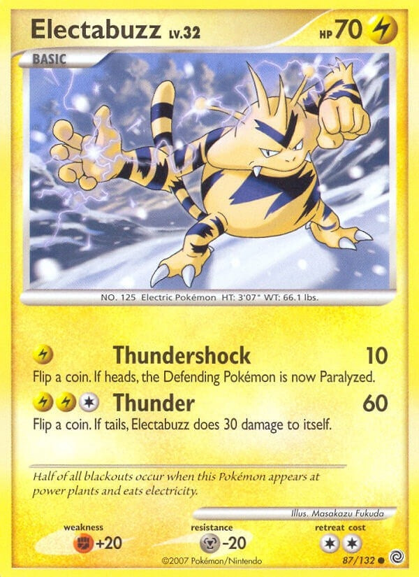 Image for Electabuzz (Secret Wonders) (87/132) - Pokemon