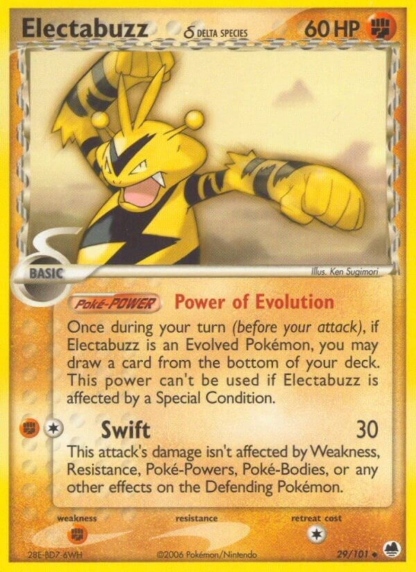 Image for Electabuzz (Delta Species) (Dragon Frontiers) (29/101) - Pokemon