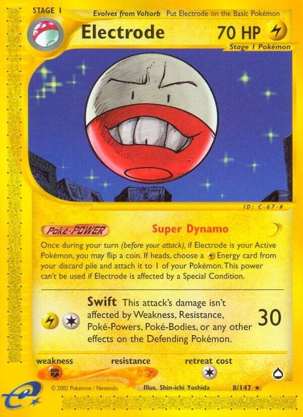 Image for Electrode (Aquapolis) (008/147) - Pokemon