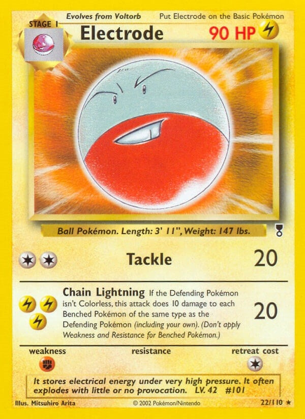 Image for Electrode (Legendary Collection) (022/110) - Pokemon