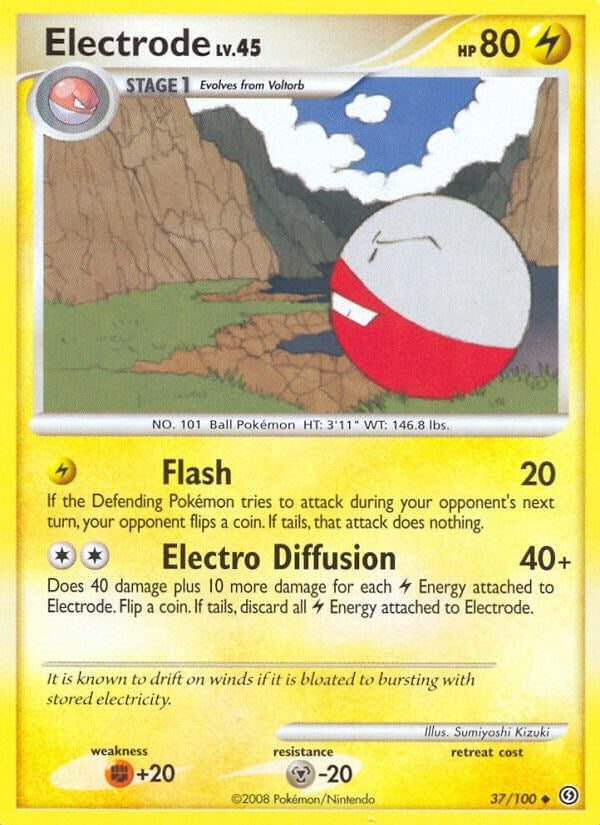 Image for Electrode (37) (Stormfront) (37/100) - Pokemon