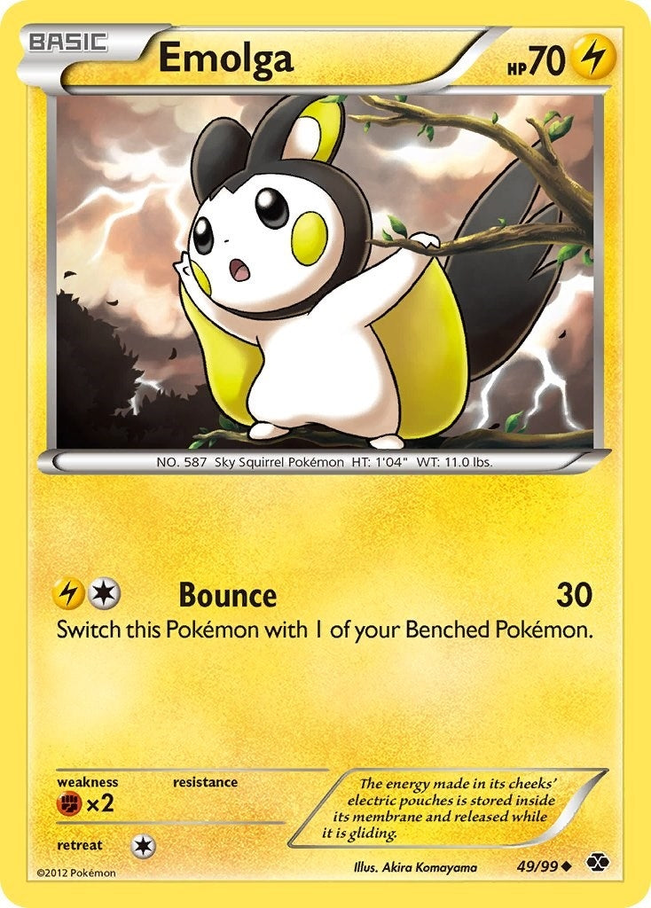 Image for Emolga (Next Destinies) (49/99) - Pokemon