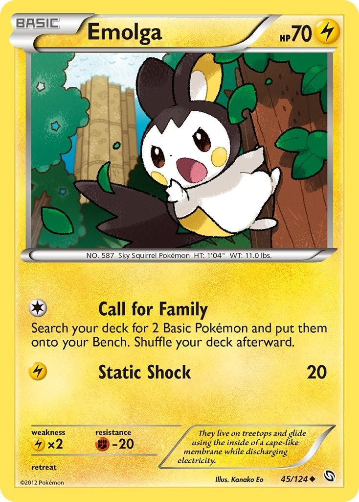 Image for Emolga (Dragons Exalted) (45/124) - Pokemon