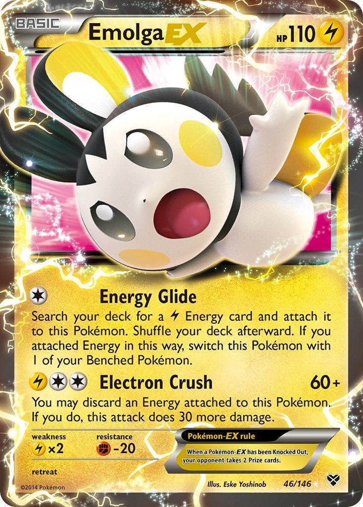 Image for Emolga EX (XY Base Set) (46/146) - Pokemon