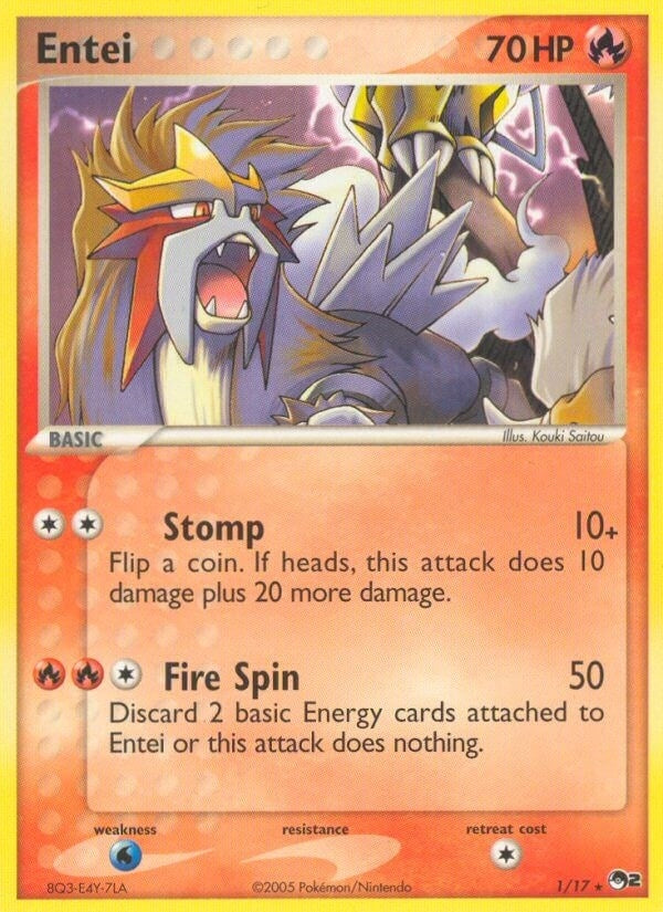 Image for Entei (POP Series 2) (001/017) - Pokemon
