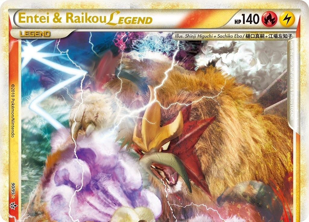 Image for Entei & Raikou Legend (top) (Unleashed) (90/95) - Pokemon