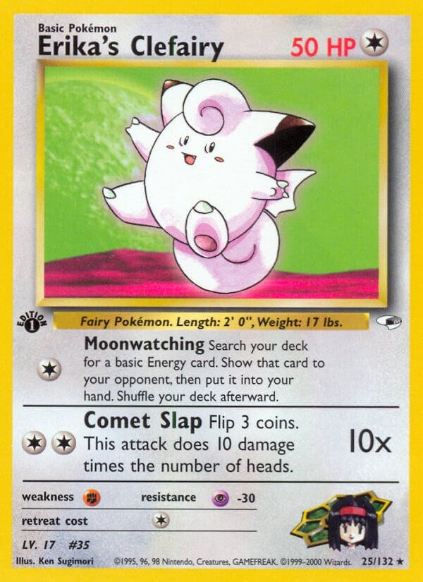 Image for Erika's Clefairy (Gym Heroes) (025/132) - Pokemon