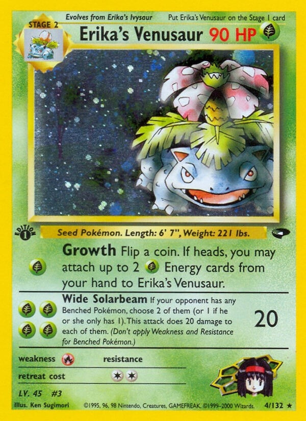Image for Erika's Venusaur (Gym Challenge) (004/132) - Pokemon