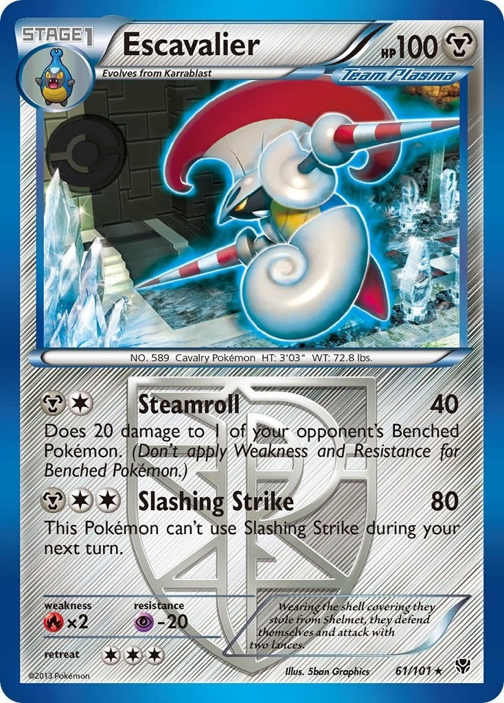 Image for Escavalier (Team Plasma) (Plasma Blast) (61/101) - Pokemon