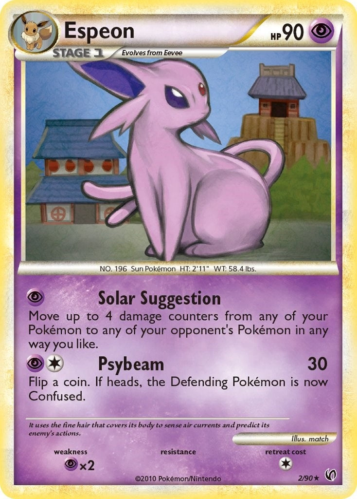 Image for Espeon (Undaunted) (2/90) - Pokemon