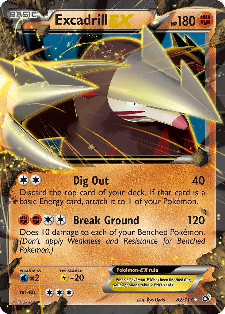 Image for Excadrill EX (Legendary Treasures) (82/113) - Pokemon