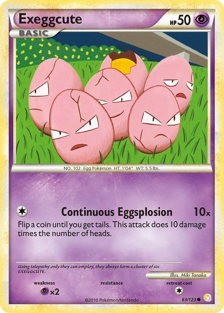 Image for Exeggcute (HeartGold SoulSilver) (63/123) - Pokemon