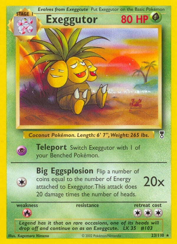 Image for Exeggutor (Legendary Collection) (023/110) - Pokemon