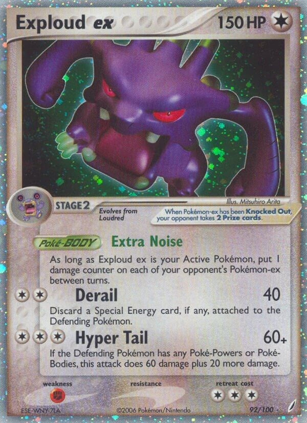 Image for Exploud ex (Crystal Guardians) (92/100) - Pokemon