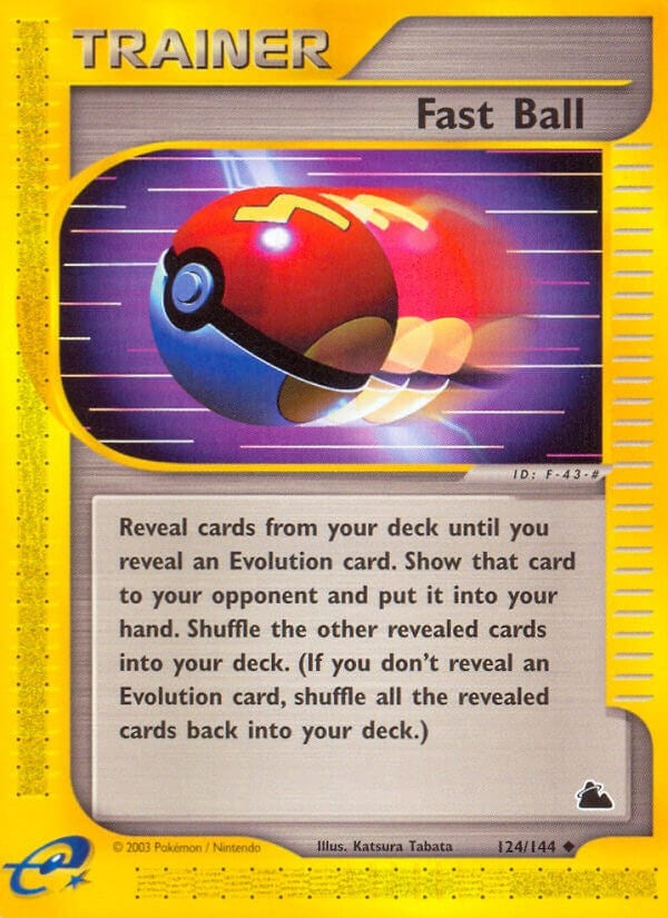 Image for Fast Ball (Skyridge) (124/144) - Pokemon