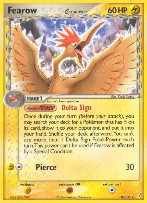 Image for Fearow (Delta Species) (Crystal Guardians) (18/100) - Pokemon