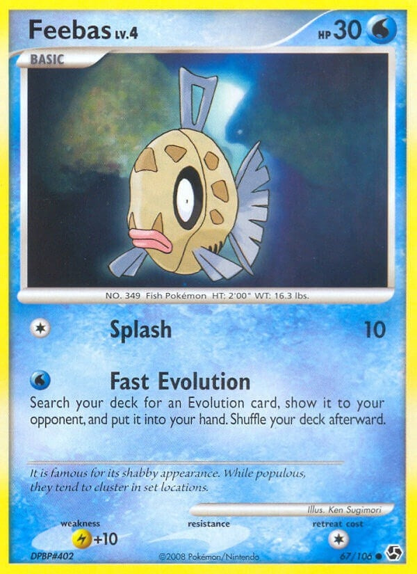Image for Feebas (Great Encounters) (67/106) - Pokemon