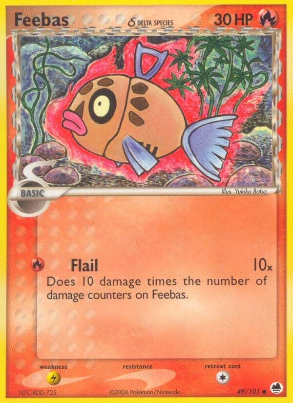 Image for Feebas (Delta Species) (Dragon Frontiers) (49/101) - Pokemon
