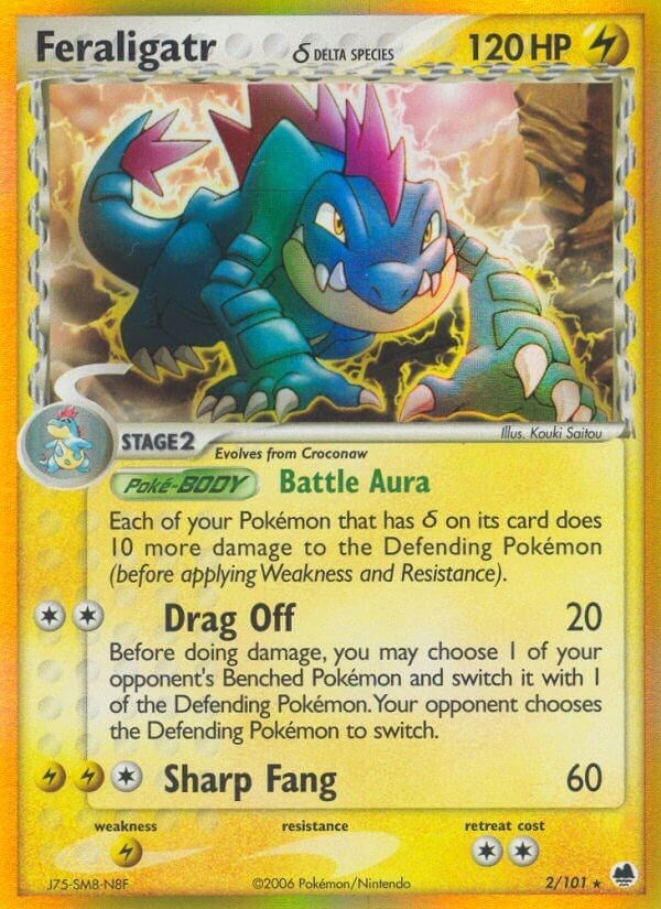 Image for Feraligatr (Delta Species) (Dragon Frontiers) (2/101) - Pokemon