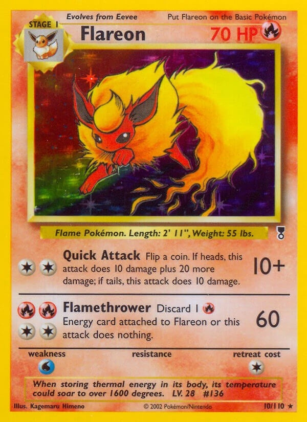 Image for Flareon (Legendary Collection) (010/110) - Pokemon