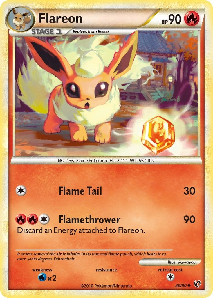 Image for Flareon (Undaunted) (26/90) - Pokemon