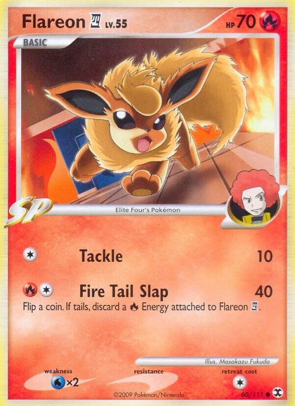 Image for Flareon E4 (Rising Rivals) (60/111) - Pokemon