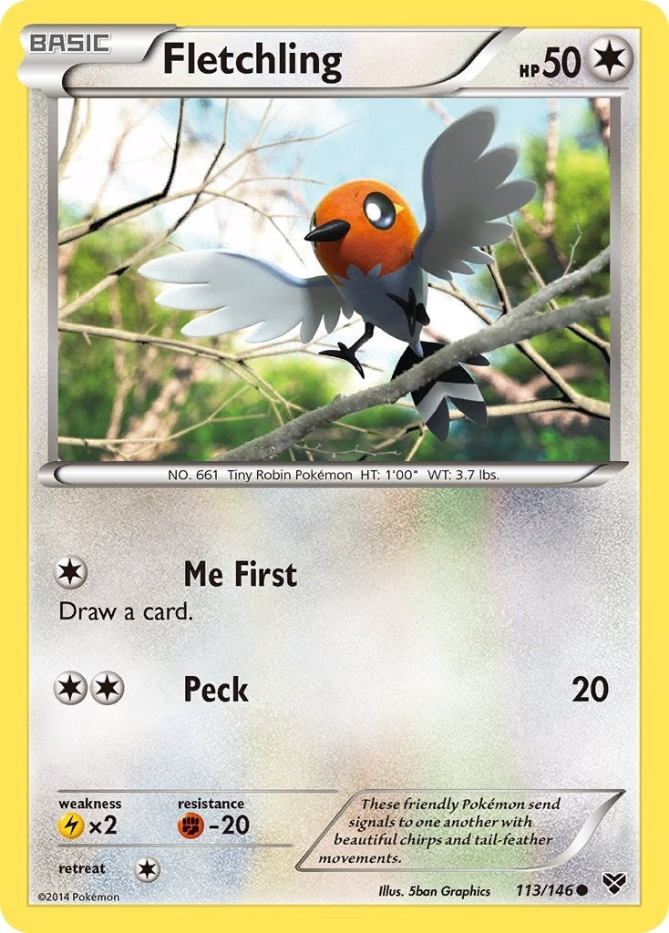 Image for Fletchling (XY Base Set) (113/146) - Pokemon