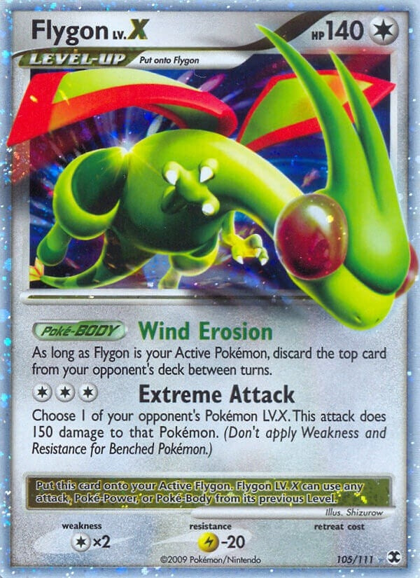 Image for Flygon Lv.X (Rising Rivals) (105/111) - Pokemon