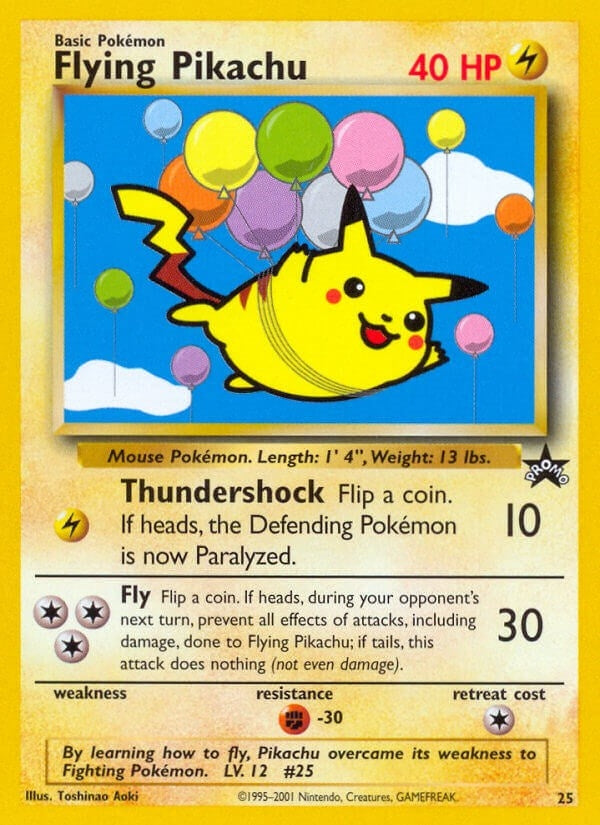 Image for Flying Pikachu (WoTC Promo) (25/53) - Pokemon