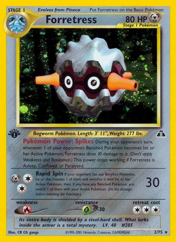 Image for Forretress (2) (Neo Discovery) (02/75) - Pokemon