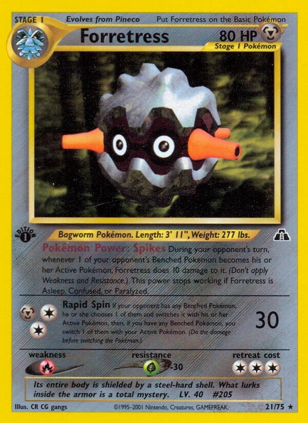 Image for Forretress (21) (Neo Discovery) (21/75) - Pokemon