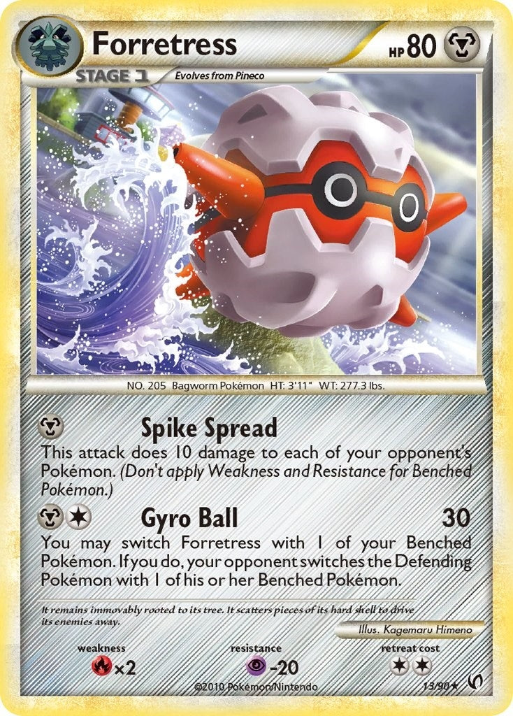 Image for Forretress (13) (Undaunted) (13/90) - Pokemon