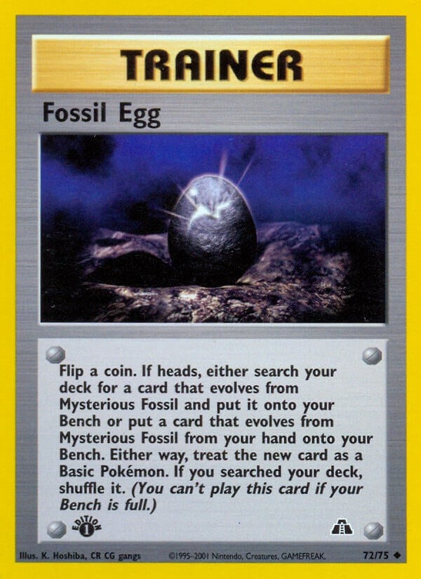 Image for Fossil Egg (Neo Discovery) (72/75) - Pokemon