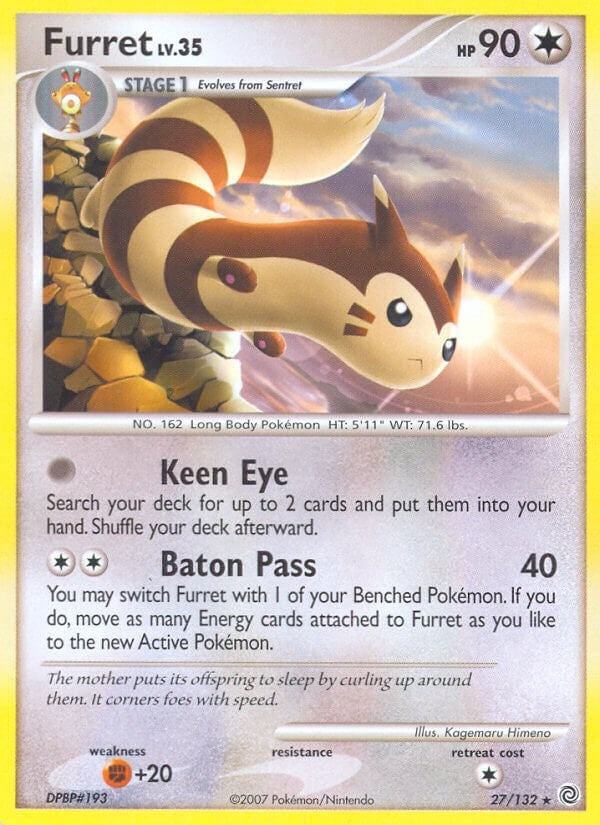 Image for Furret (Secret Wonders) (27/132) - Pokemon