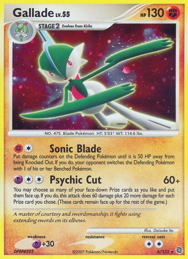 Image for Gallade (Secret Wonders) (6/132) - Pokemon