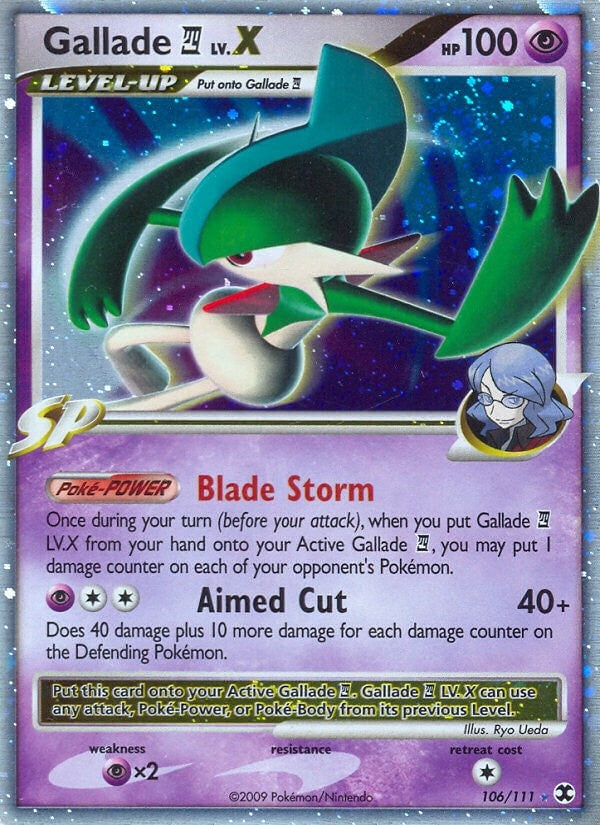 Image for Gallade E4 Lv.X (Rising Rivals) (106/111) - Pokemon