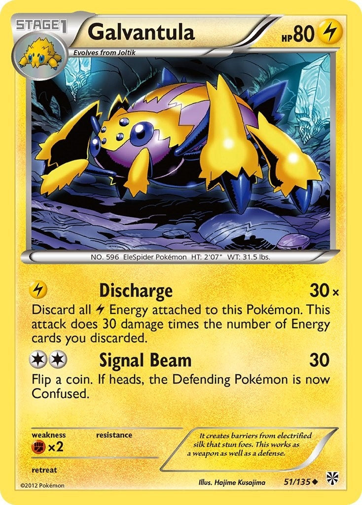 Image for Galvantula (Plasma Storm) (51/135) - Pokemon