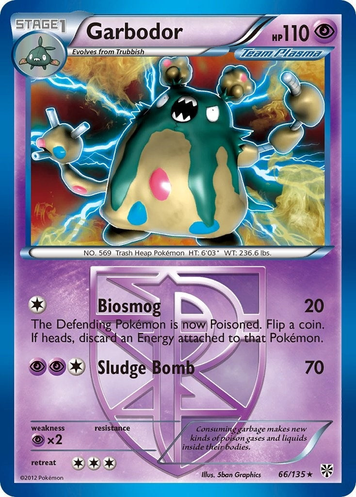 Image for Garbodor (Team Plasma) (66) (Plasma Storm) (66/135) - Pokemon