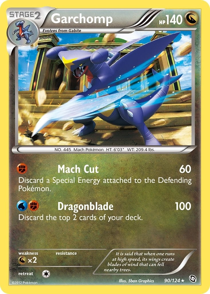 Image for Garchomp (90) (Dragons Exalted) (90/124) - Pokemon