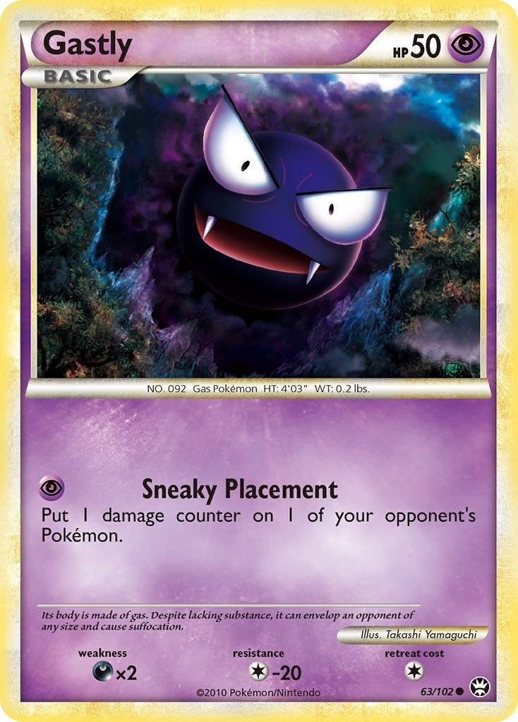 Image for Gastly (Triumphant) (63/102) - Pokemon